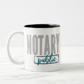 Tasse 2 Couleurs Noeud Noir avec fond Noir Turquoise (Gauche)