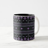Tasse 2 Couleurs Noir (Devant droit)