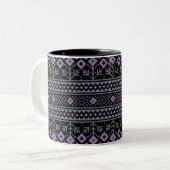 Tasse 2 Couleurs Noir (Devant gauche)