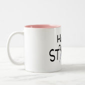 Tasse 2 Couleurs Noir de coiffeur avec des ciseaux (Gauche)