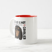 Tasse 2 Couleurs Noir et Tan Cavalier King Charles Spaniel  (Devant gauche)