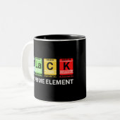 Tasse 2 Couleurs Noir L'Élément Premier Histoire Noire (Devant gauche)