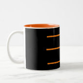 Tasse 2 Couleurs Noir orange (Gauche)