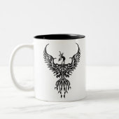 Tasse 2 Couleurs noir phoenix (Gauche)
