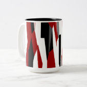 Tasse 2 Couleurs Noir rouge et blanc (Devant gauche)
