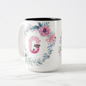 Tasse 2 Couleurs Nom Alphabet "G" (Devant gauche)