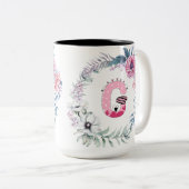 Tasse 2 Couleurs Nom Alphabet "G" (Devant droit)