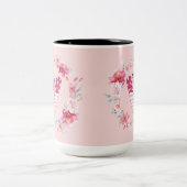 Tasse 2 Couleurs Nom Alphabet V (Centre)