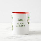 Tasse 2 Couleurs Nom Date Mesures Chasseur de Maskinongé (Centre)