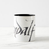 Tasse 2 Couleurs Nom de Gandalf Texté (Centre)