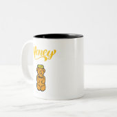 Tasse 2 Couleurs Nom de l'animal de miel (Devant gauche)