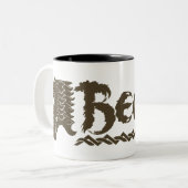 Tasse 2 Couleurs Nom de tête d'ours BEORN™ (Devant gauche)