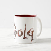 Tasse 2 Couleurs Nom du bloc (Devant droit)