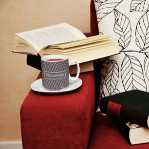Tasse 2 Couleurs Nom du motif triangle Abstrait gris