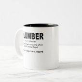 Tasse 2 Couleurs Nom du plombier : /plakmr/ Quelqu'un qui répare ce (Devant gauche)