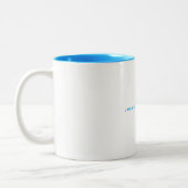 Tasse 2 Couleurs Nom élégant simple et moderne professionnel (Gauche)