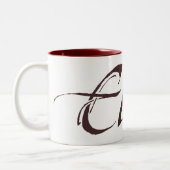 Tasse 2 Couleurs Nom ELROND™ Solide (Gauche)