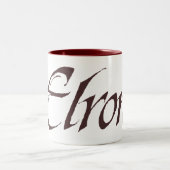 Tasse 2 Couleurs Nom ELROND™ Solide (Centre)