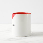 Tasse 2 Couleurs Nom/Lèvres Mug-Custom (Centre)