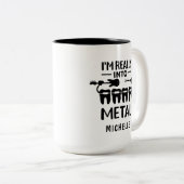 Tasse 2 Couleurs Nom Orthodontiste Funny personnalisé (Devant droit)