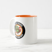 Tasse 2 Couleurs Nom personnalisé Année Keepsaké Thanksgiving (Devant gauche)