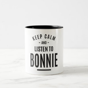 Tasse 2 Couleurs Nom personnalisé Bonnie