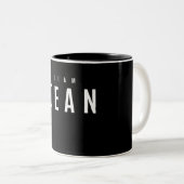 Tasse 2 Couleurs Nom personnalisé du doyen d'équipe (Devant droit)