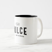 Tasse 2 Couleurs Nom personnalisé du membre à vie de l'équipe Dulce (Devant droit)