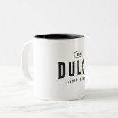 Tasse 2 Couleurs Nom personnalisé du membre à vie de l'équipe Dulce (Devant gauche)