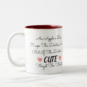 Tasse 2 Couleurs Nom personnalisé du script de plaisanterie du mei