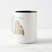 Tasse 2 Couleurs Nom personnalisé Seamstress Couture Addict Maman (Devant gauche)