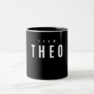 Tasse 2 Couleurs Nom personnalisé Team Theo