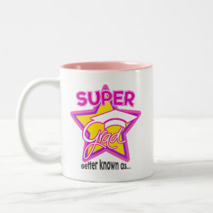 Tasse 2 Couleurs Nom photo de l'année Super Grad Pink