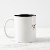 Tasse 2 Couleurs Nom Sofia. (Gauche)