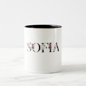 Tasse 2 Couleurs Nom Sofia. (Centre)
