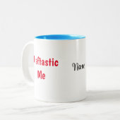 Tasse 2 Couleurs Nom sur Craftastic Me, 11oz. (Devant gauche)
