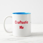 Tasse 2 Couleurs Nom sur Craftastic Me, 11oz. (Gauche)