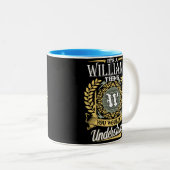 Tasse 2 Couleurs Nom Williams (Devant droit)