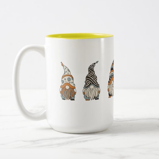 Tasse 2 Couleurs Nomes de Noël mignons (Gauche)