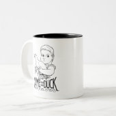 Tasse 2 Couleurs NomVotrePropreCanard (Devant gauche)