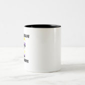 Tasse 2 Couleurs Non-Binaire et fatigué (mois 2019 de fierté) (Centre)