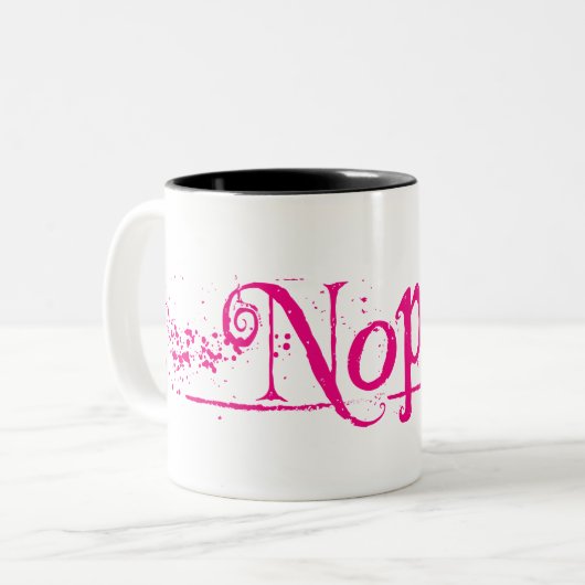 Tasse 2 Couleurs Non. Non. (Devant gauche)