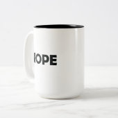 TASSE 2 COULEURS NOPE (Devant gauche)