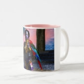 TASSE 2 COULEURS NORA CYBER WARRIOR (Devant droit)