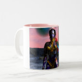 TASSE 2 COULEURS NORA CYBER WARRIOR (Devant gauche)