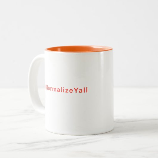Tasse 2 Couleurs Normaliser Y'All (Devant gauche)
