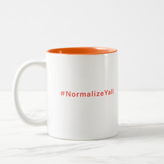 Tasse 2 Couleurs Normaliser Y'All (Gauche)