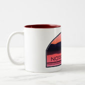 Tasse 2 Couleurs Norris Lake Tennessee Red Sunrise (Gauche)