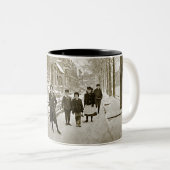 TASSE 2 COULEURS NORTH LINCOLN PARK CHICAGO W. OF MENOMINEE 1890 (Devant droit)