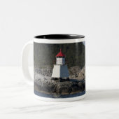 Tasse 2 Couleurs Norvège, Stavanger. Vues le long de Lysefjord. (Devant gauche)